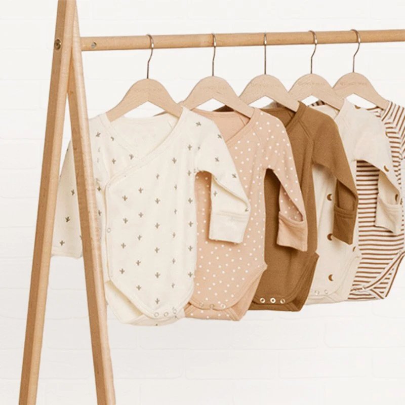 NEW ARRIVAL Customized Pat Pat Baby Buttocks Wrapped Clothes Long Sleeved Personalised Baby Grows Clothes From 0 to 3 Months