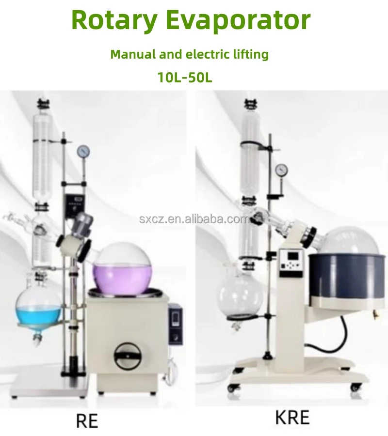 1l 10l 20l Rotary Evaporator Laboratory With Chiller Buy Rotary