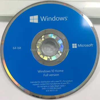 Microsoft Windows 10 Home DVD OEM with COA Sticker 100% Global Online Activation Win 10 Key Operating System 12-Month Warranty
