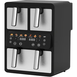 Large Capacity 19L Digital Touch Smart Air Fryer Toaster Oven New Double Stack Multifunctional Oil Free Air Fryers