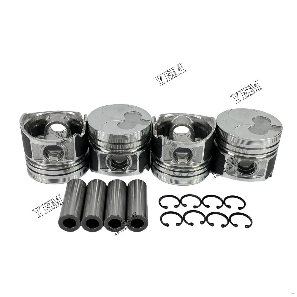 High Performance Cylinder Piston Kit 8-94201-492-0 For Isuzu 4FB1 Forklift Excavator & Skid Loader Engine