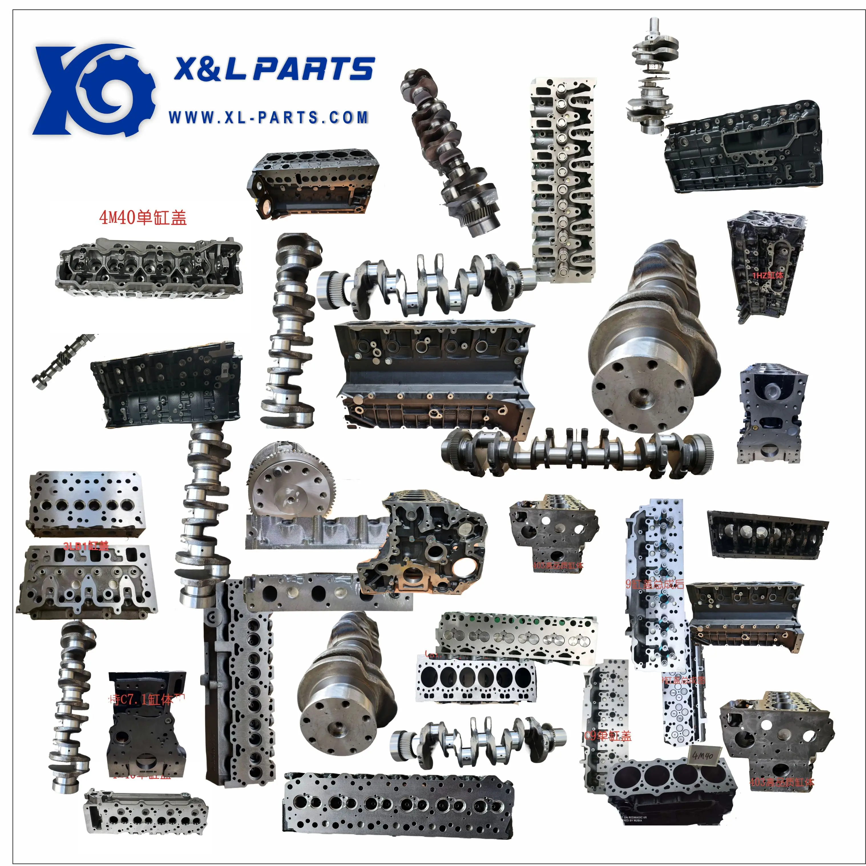 X&L 6D31 6D34 6D22 6D24 Engine Block for Mitsubishi Shinko Sany