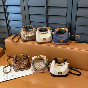 Crossbody Bags Fashion Leopard Pattern Shoulder Bag for Women Purse and Handbags Mother Kids Bag for Girl Cymka Sac