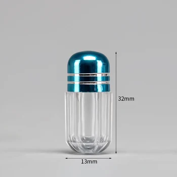 Wholesale Sexual Enhancement Pills Mini Single Capsule Packaging Shells Aluminum Lid Capsule Bottle Container