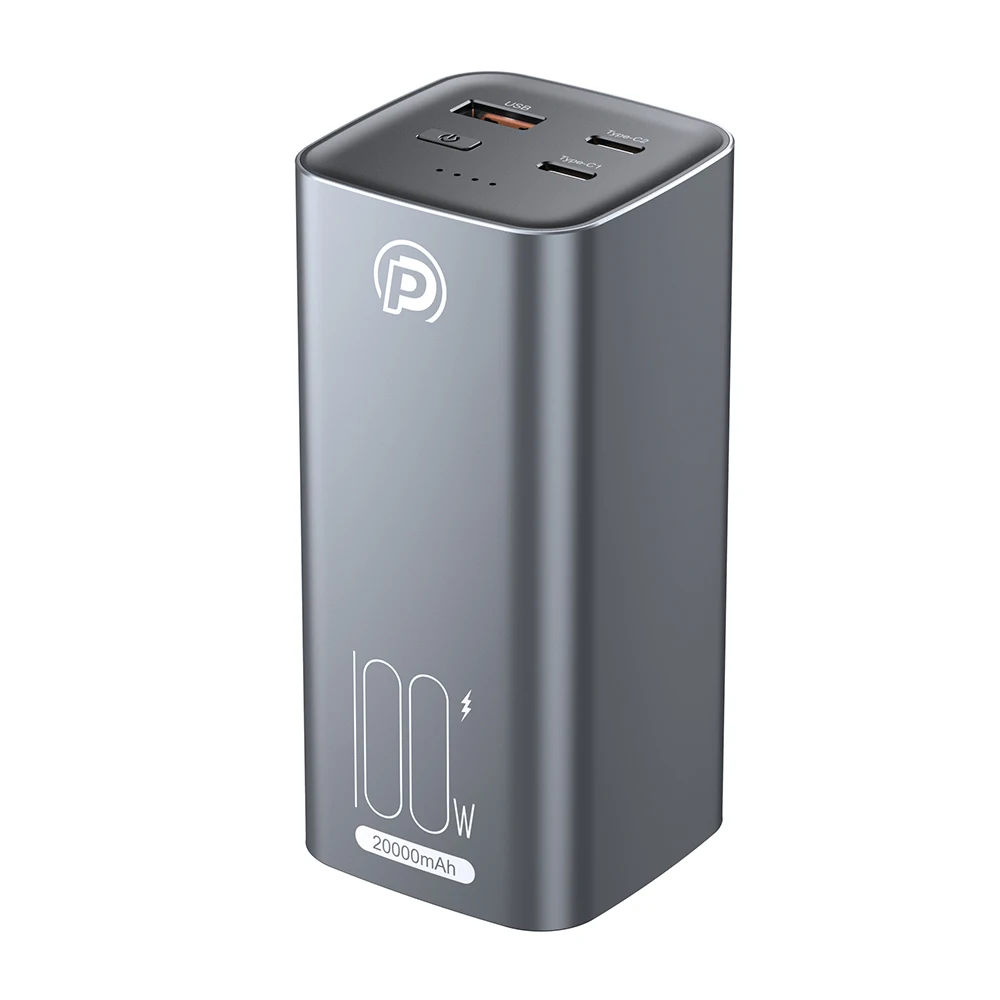 Phone Charger Mini Portable Mobile Power Bank 20000Mah 100W  Fast Charging Power Bank for Laptops