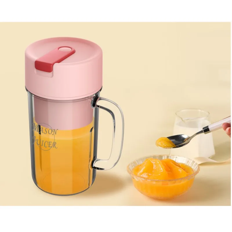 Mason Portable Mini Juicer Blender with Straw Cup –