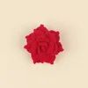 Rouge vif - Calice de rose à angle aigu (avec réceptacle)