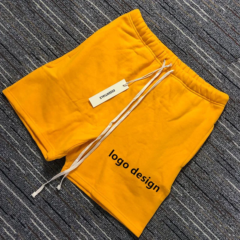 Cotton French Terry Shorts Sport Men 