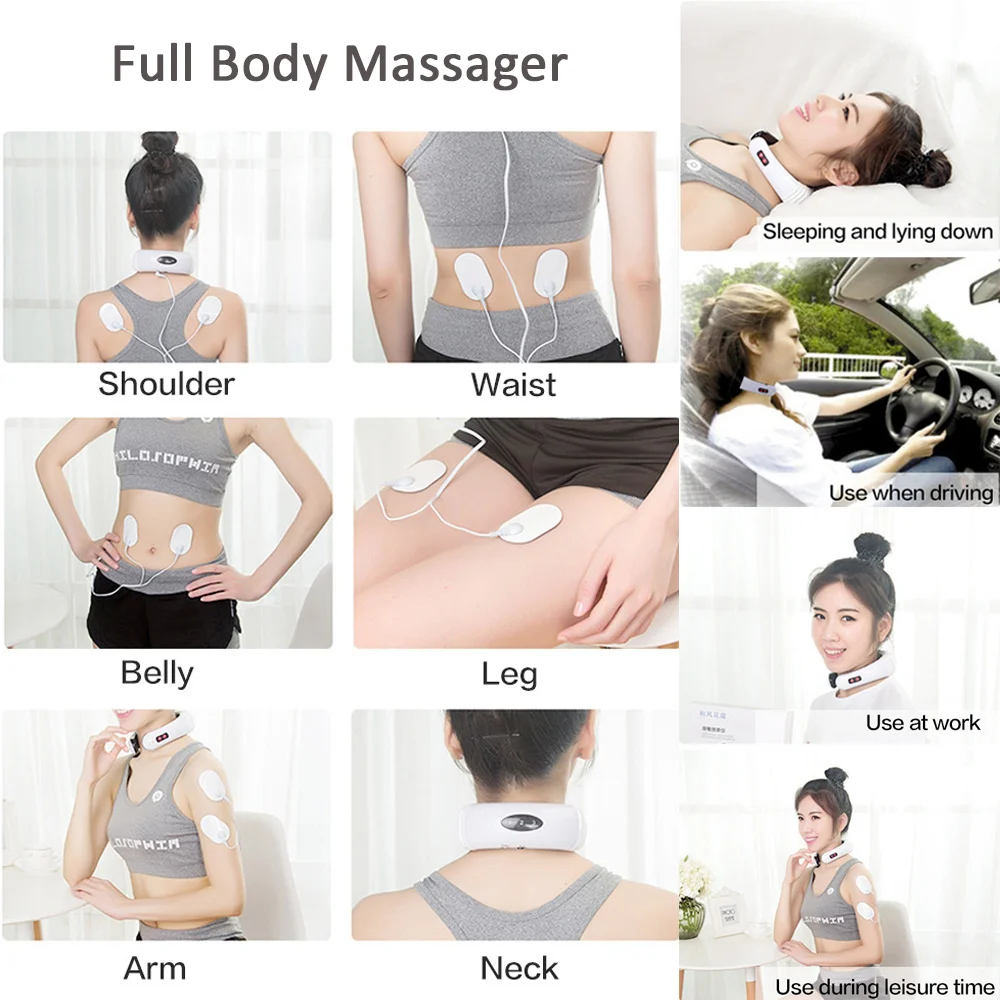 KL-5830 Electric Neck and Shoulder Massager – USB Rechargeable