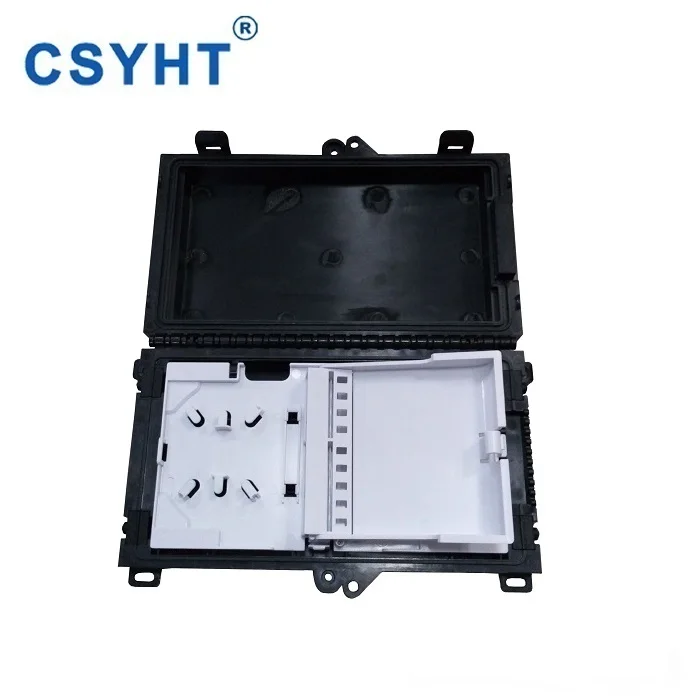 Outdoor Wall Mounted 1*8 PLC Splitter SC Simplex Adapter Fiber Terminal Box Outdoor Distribution Box