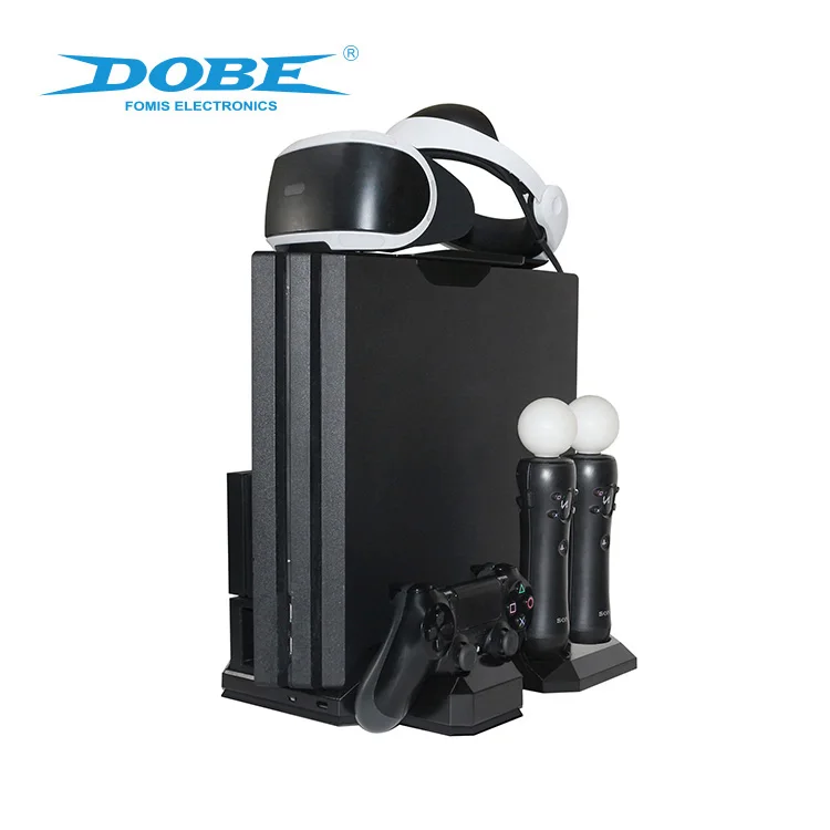 Оригинальная вертикальная подставка DOBE для зарядки PS4/Slim/Pro игровая консоль PS move VR игровые