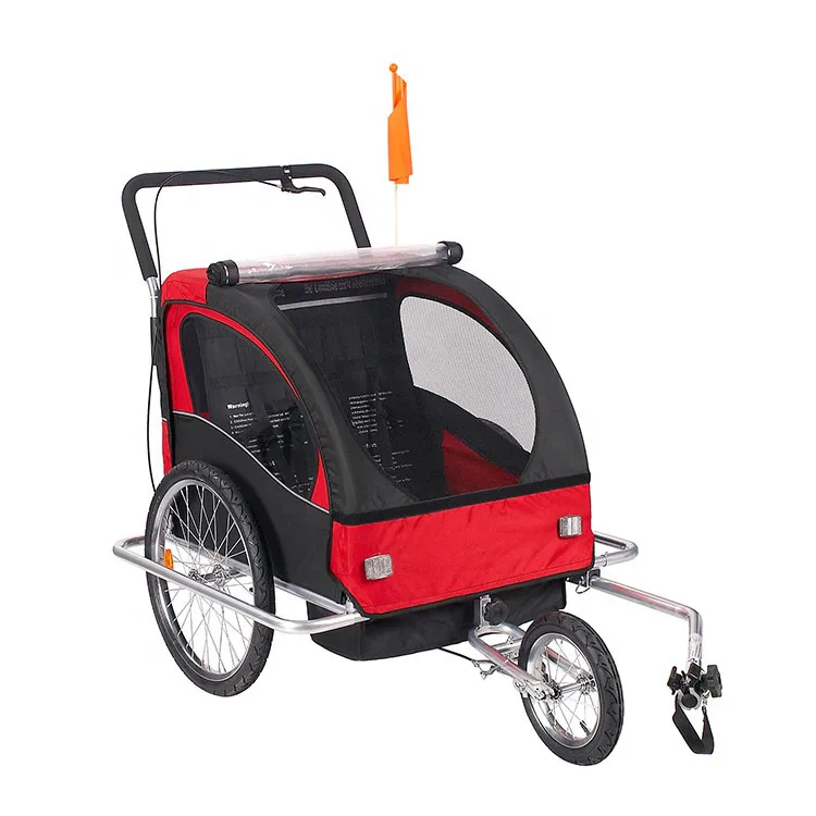 child bike trailer 2 seater