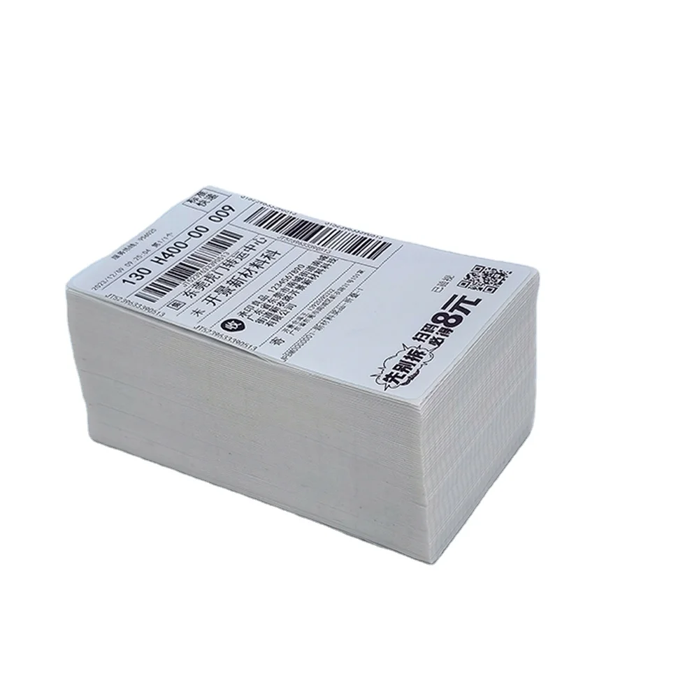 Best-Selling 3x5 Thermal Paper Shipping Sticker Label Roll 75*125 Barcode Feature for Use with Shipping Label Printer