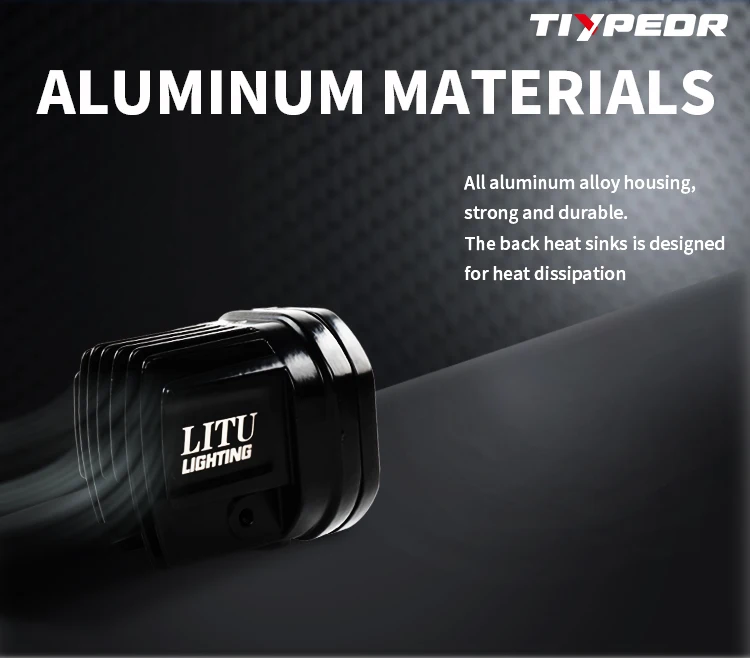 product tiypeor motorcycle auto auxiliary led work light spot driving lamp suv tractors motorcycle off road vehicle truck accessories-5