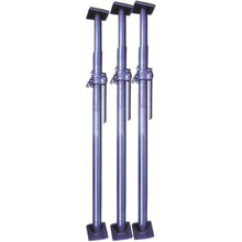 Industrial-Style Heavy-Duty Adjustable Acro Jack Steel-Painted Construction Props for Building & Scaffolding Galvanized Finish