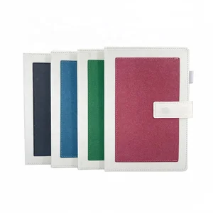 Factory Outlet logo Custom Size A5  Eco-friendly Washed Kraft Paper Notebook for Promotion