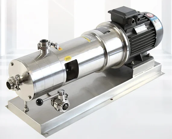 
 Санитарный эмульсионный насос из нержавеющей стали 304/316l для шоколада/косметики/масла/Крема/шампуня  