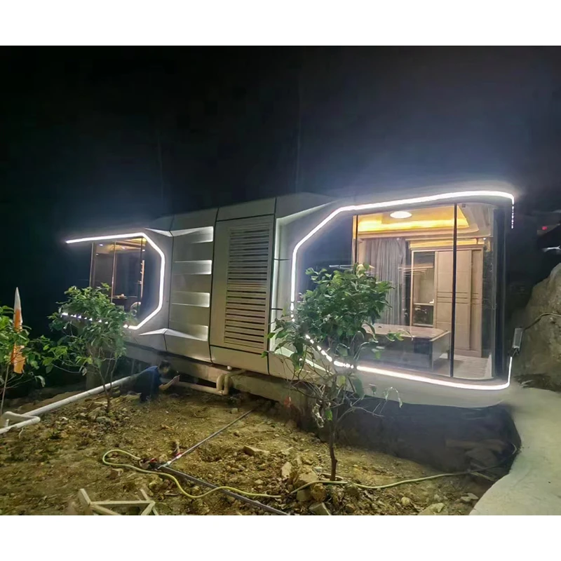 Luxury home Container Homes Can be inhabited throughout the season Tiny Container House Mobile Home Space Capsule House