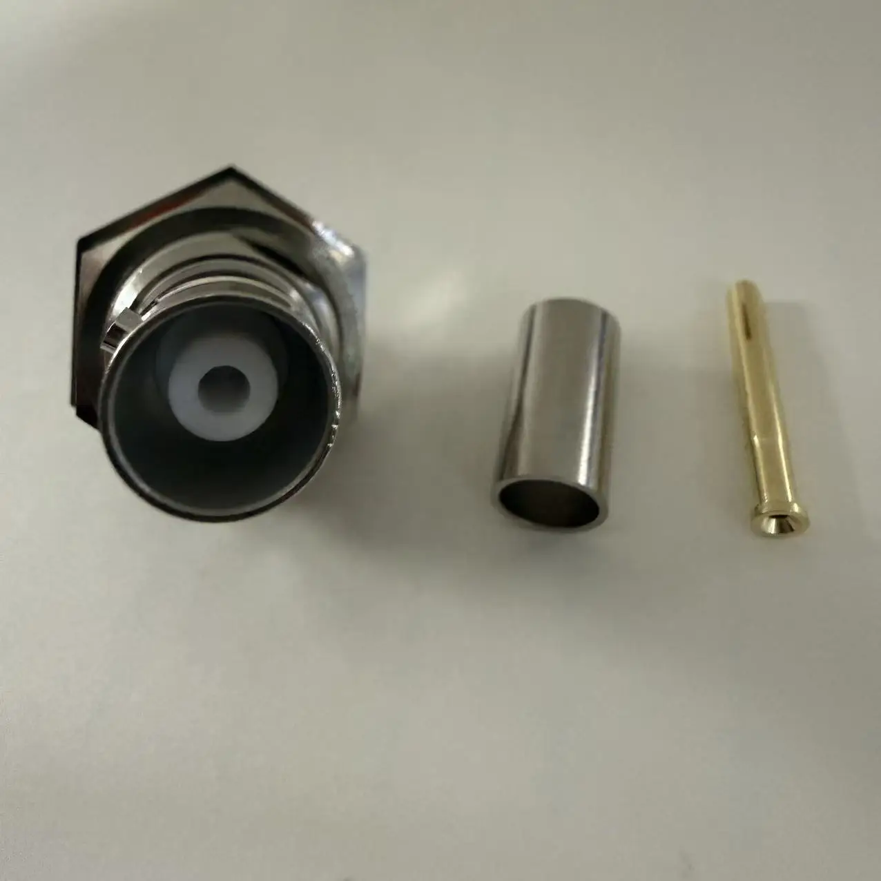 product large hexagon bnc c ky3 rf coaxial connector bnc female connector for rg58 rg142 coaxial cable-3