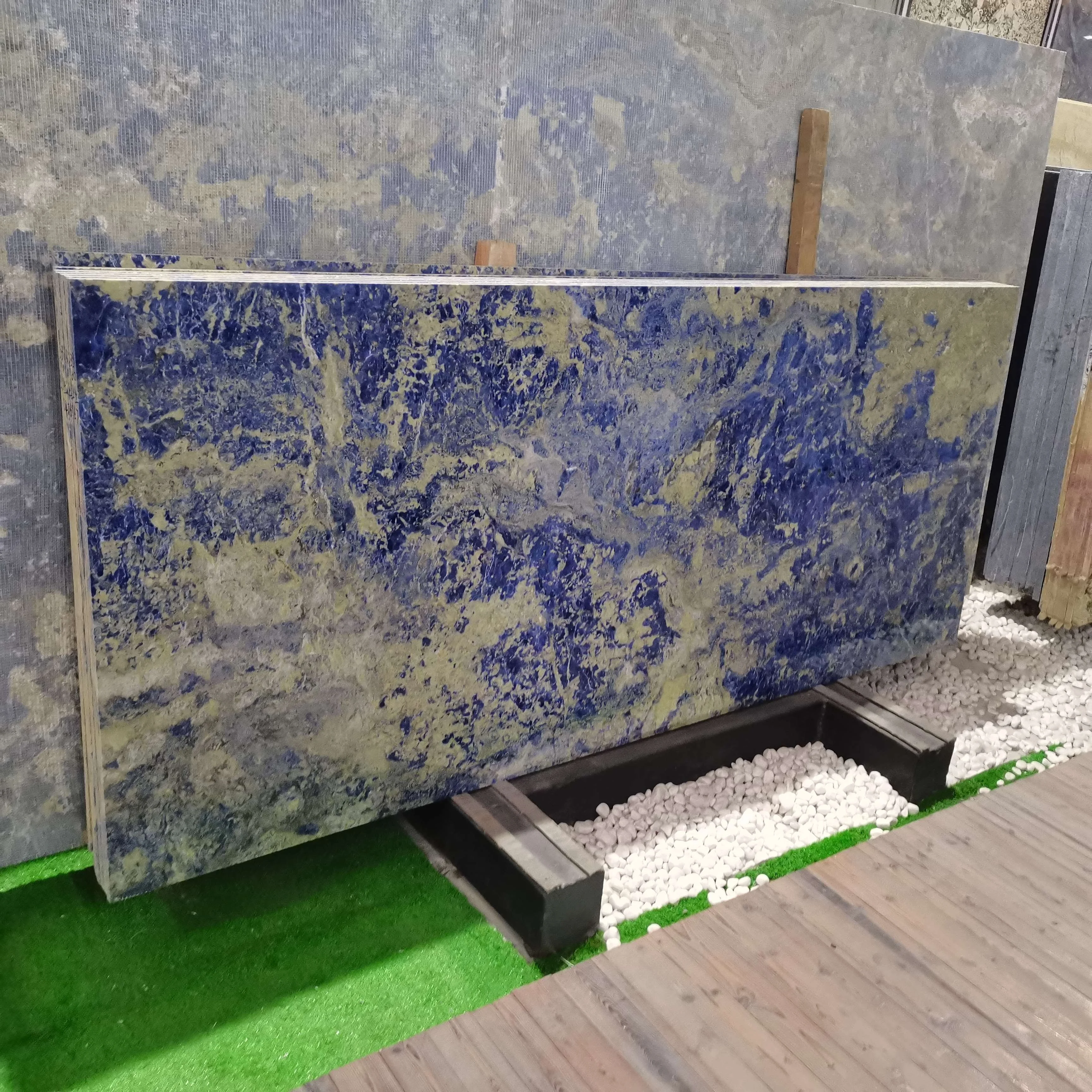Bolivia Blue Granite Slab luxury stone for wall decoration - Buy house  decor, countertop stone, azul granite Product on Yingliang Group