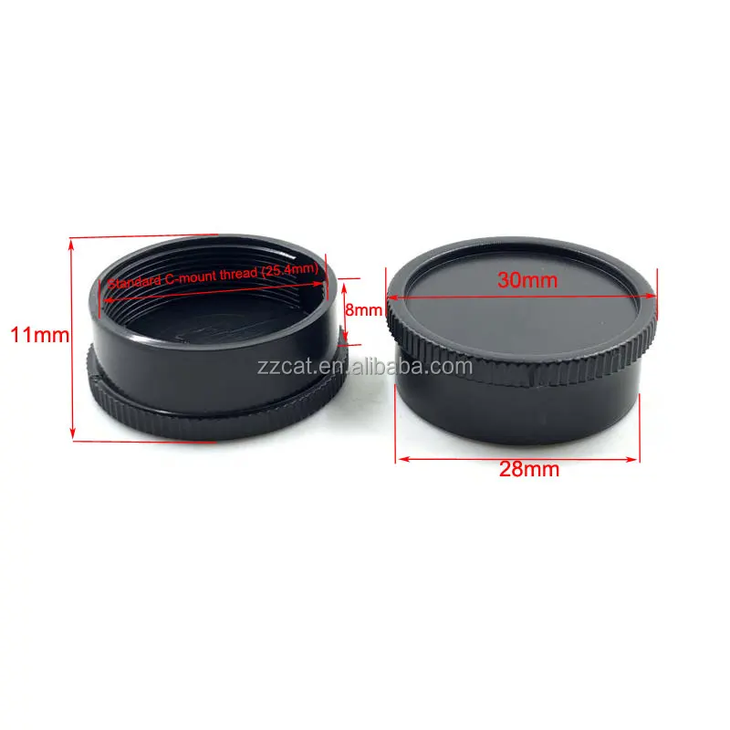 Full Metal C Mount Dust Cover 25.4mm Microscope Camera Lens Adapter Protector Cover