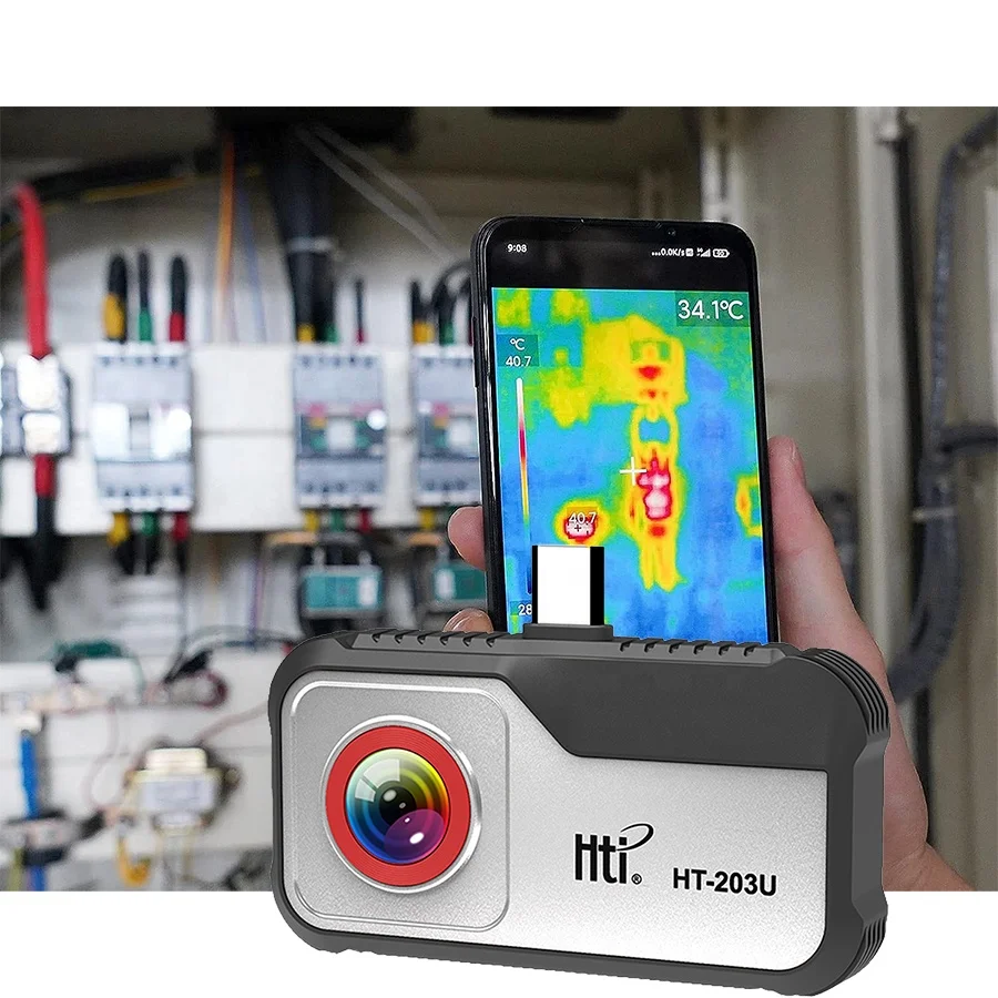 Hti 203U Android Type C Thermal Camera for Mobile Repair Thermal