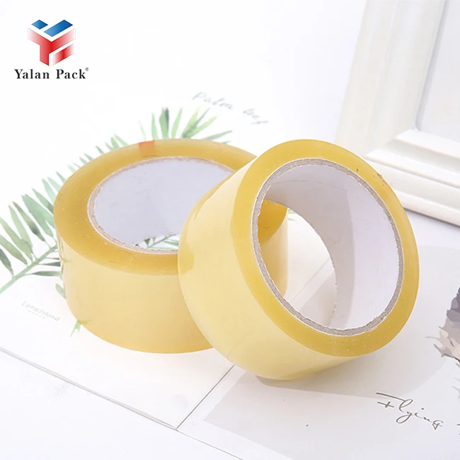 Yalan Manufacture Bopp Carton Waterproof Seal Tape Transparent Adhesive Packing Tape