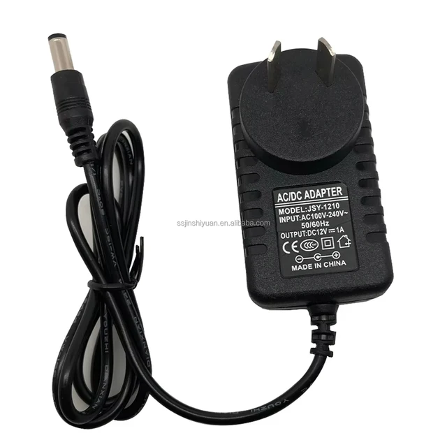 12V 1A Power Supply Power Adaptor 12Volt Switch Power Adapter 12v1a AC DC Adapters for LED Strip Light Wifi Router Power Adaptor