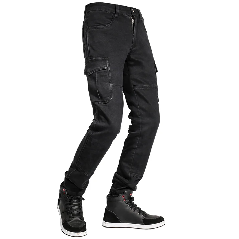 Брюки MOTOWOLF мужские мотоциклетные с подкладкой, непромокаемые джинсы для мотокросса, для езды на мотоцикле