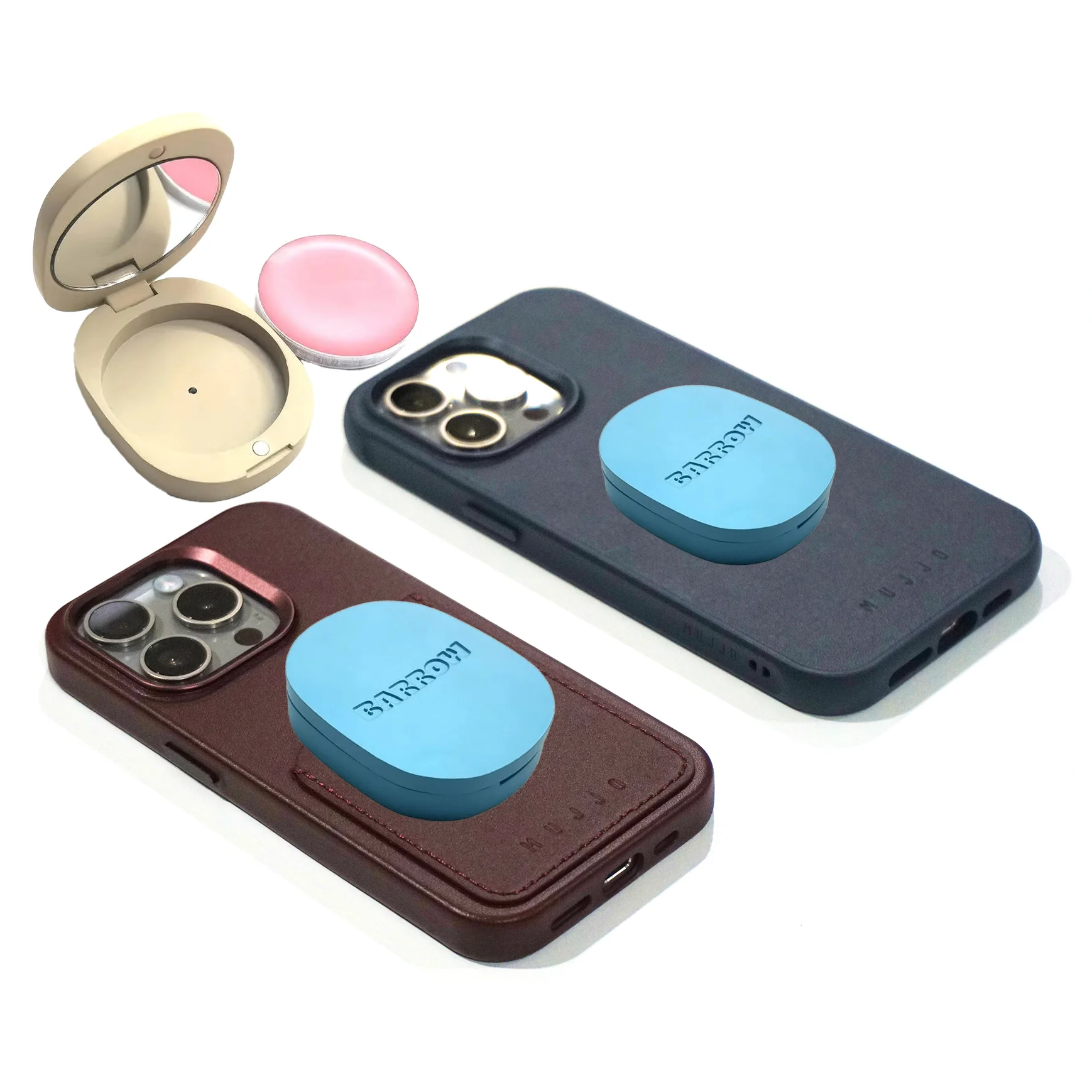 Magnetic Refill Glass Solid Perfume Case