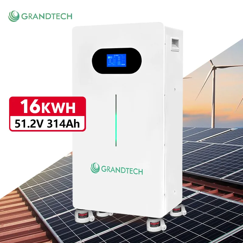 Усправна Литиумска Батерија 48V 280Ah 314Ah 51,2V 200Ah 300Ah 600Ah Батериска Пакетна Инсталација 30kW Домашен Извор на Напојување Со Сончева Енергија LifePO4 Батерија