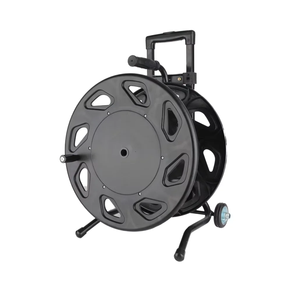 Easy to Use Double Pull Rod Super Large Cable Reel No Tangled Cables Empty Reel Customizable Plug and Sockets Svailable