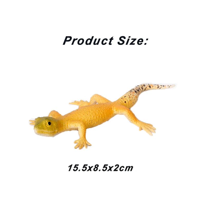2023 New Arrival Plastic Small Plush Toys  Rubber Stretchy Sticky Lizard Toy