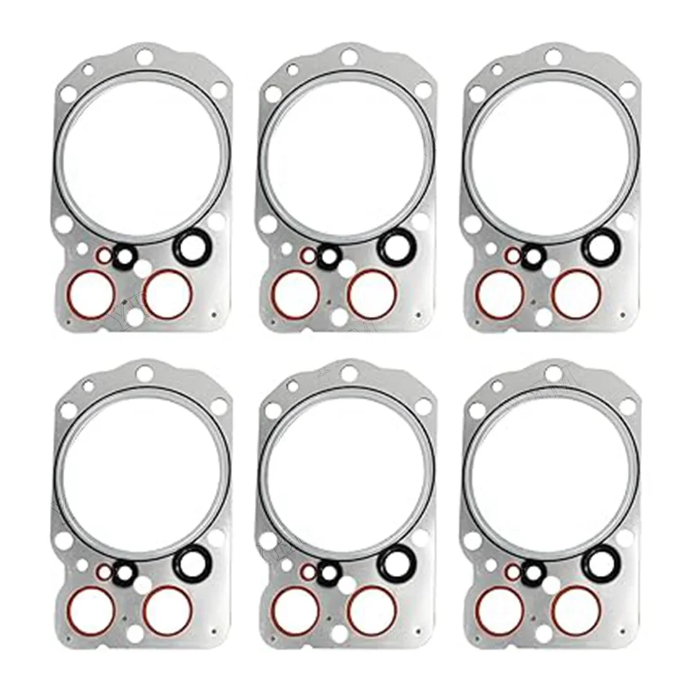 6 PCS Cylinder Head Gasket ME051714 for Mitsubishi Engine 6D22 6D22-T 2