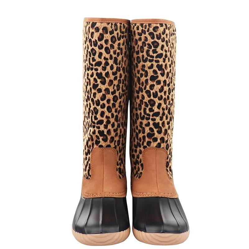 vintage leopard boots