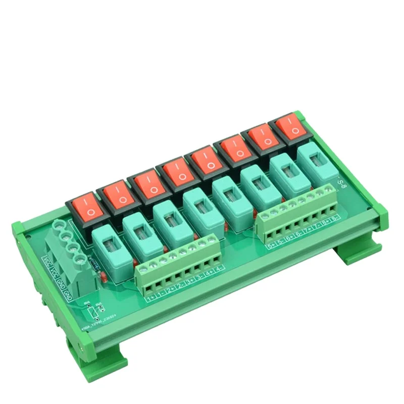 DC Power Distribution Strip 12-Channel Rocker Switch DC Power Strip ...