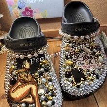 Hot Sale Iron on Patches with Rhinestones for Shoes Jacket Bags