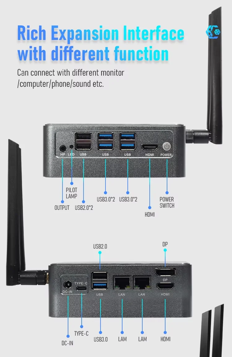 Wholesale Gaming Computer Mini Pc Office Home Computer Host Business Mini Pc Industrial Computer Mini Box Pc