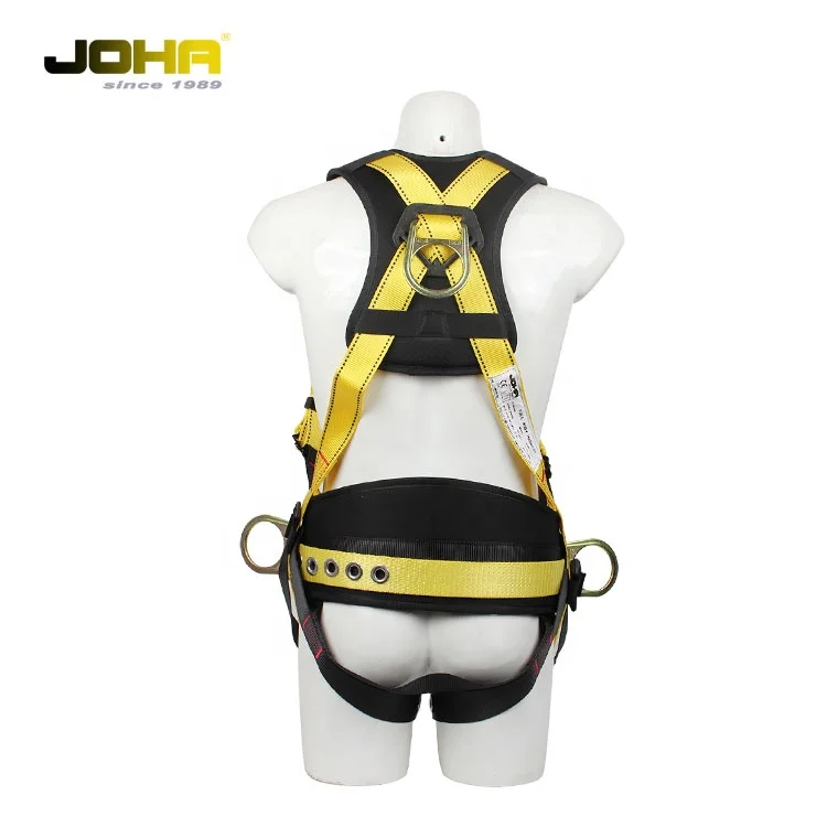 CE Standard Polyester 5 Point Adjustable Roofing Harness Safety Belt for Sale
