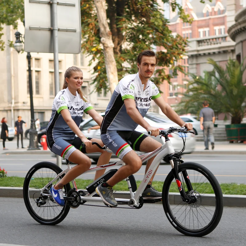 36V 350W Light Weight Electric Double Seat Tandem Bicycle Electric Sightseeing Bike Electric Tandem Bicycle for 2 People 36V 350W Light Weight Electric Double Seat Tandem Bicycle Electric Sightseeing Bike Electric Tandem Bicycle for 2 People