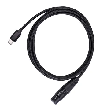 USB TYPE-C to XLR Female 1m 2m 3m 10m 3Pins XLR Female TYPE C Male Cable for Computer Laptop Connected Microphone Recording Wire