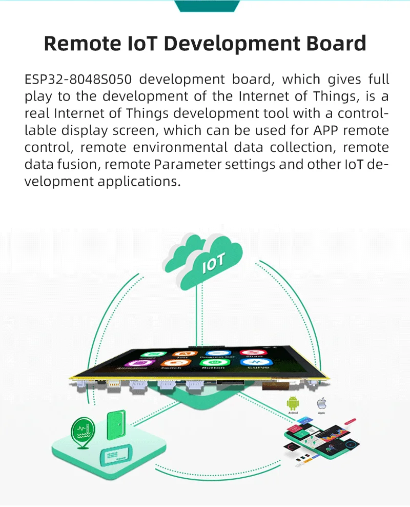 ESP32-S3 Smart Display HMI 5 Inch IPS TFT Module for Arduino