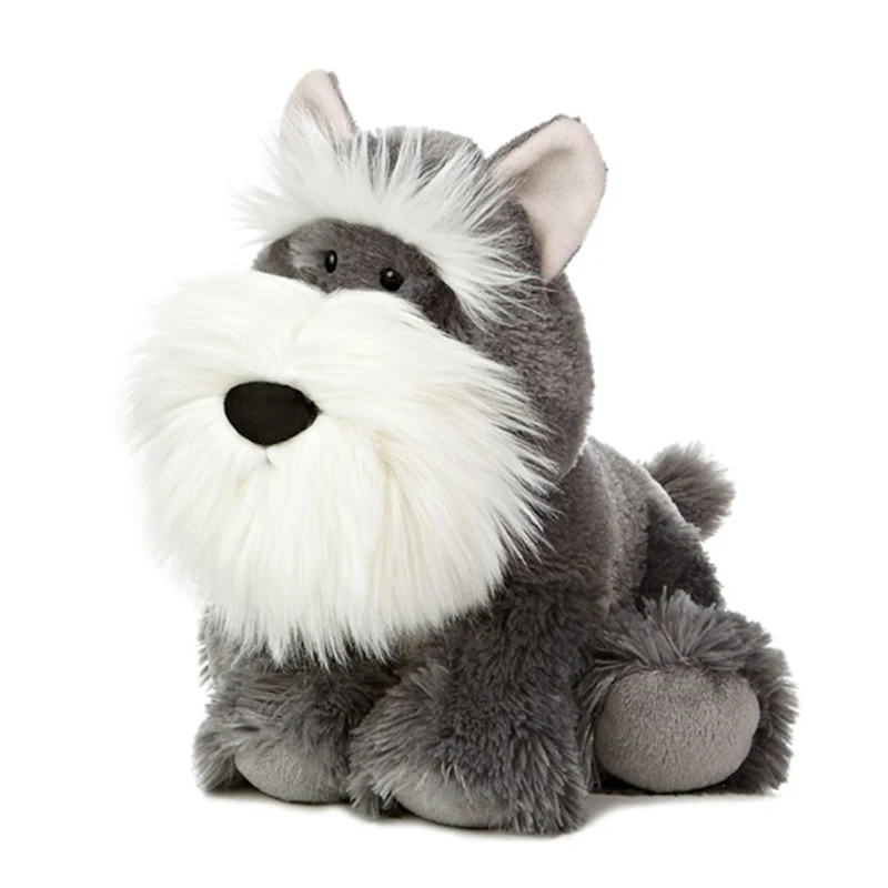 schnauzer stuffed animal black