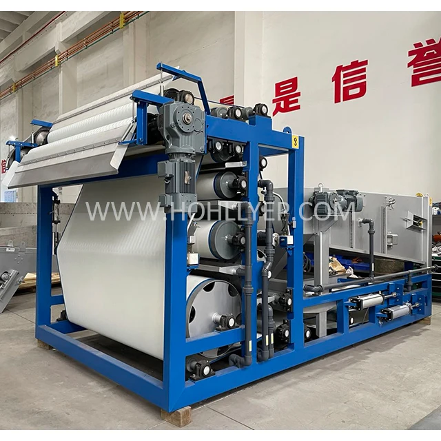 Belt Filter Press for Sludge Dewatering Machine and Sludge Thickening