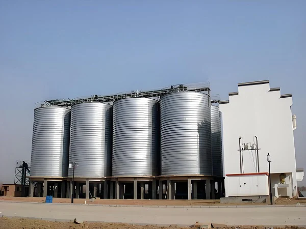 Silo of Limestone Storage Silo Sand Storage Silos