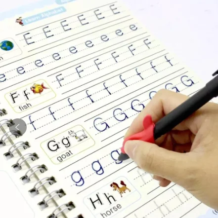 Reusable Handwriting Calligraphy Book 4pcs Set Magic Practice Copybook for Kids Child Book Printing