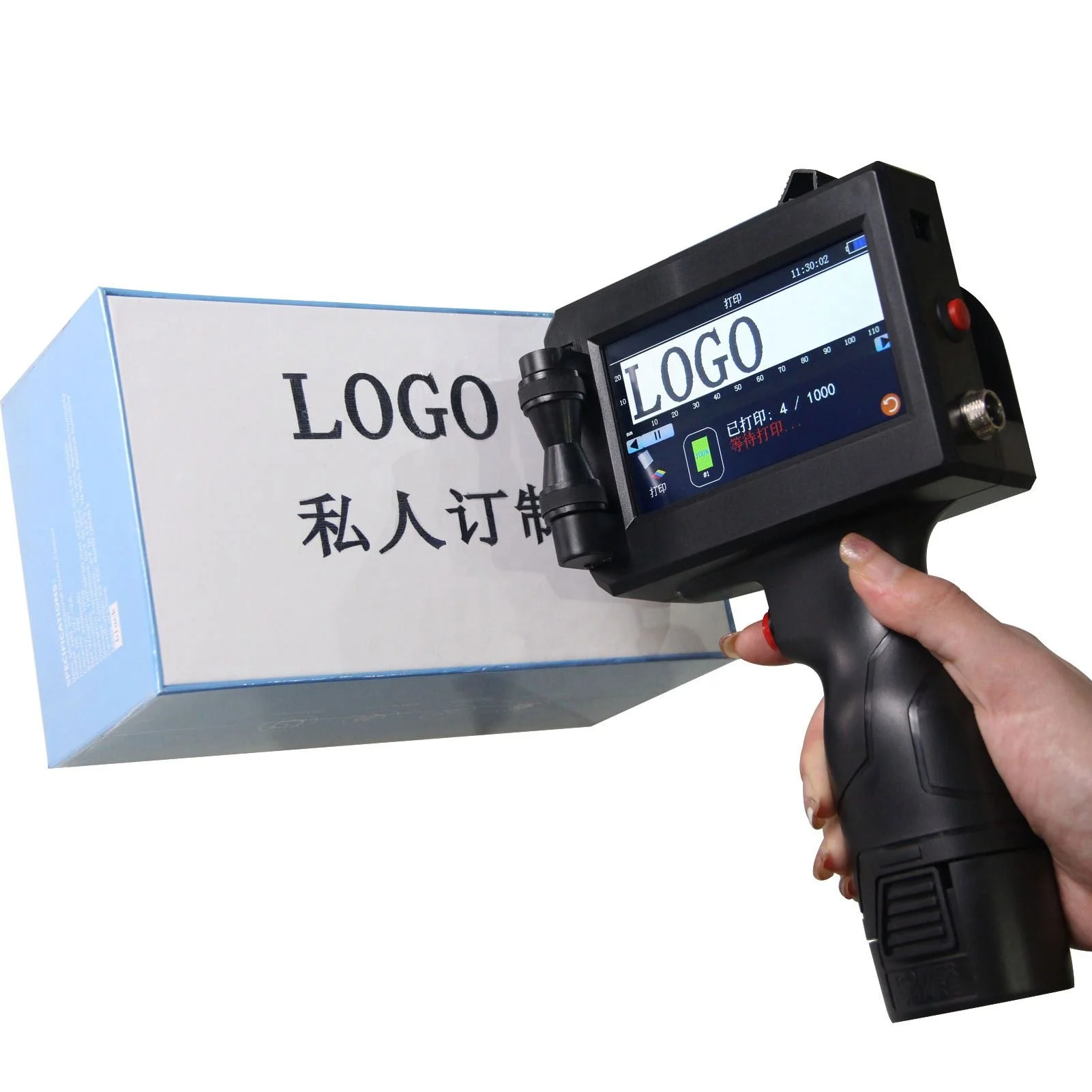 Stampante Portatile A Getto D'inchiostro Con Touch Screen – Per Date, Loghi, QR Code, Codici A Barre, 600 DPI