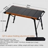 Mesa de aluminio de 6 piezas (mesa igt extensible)