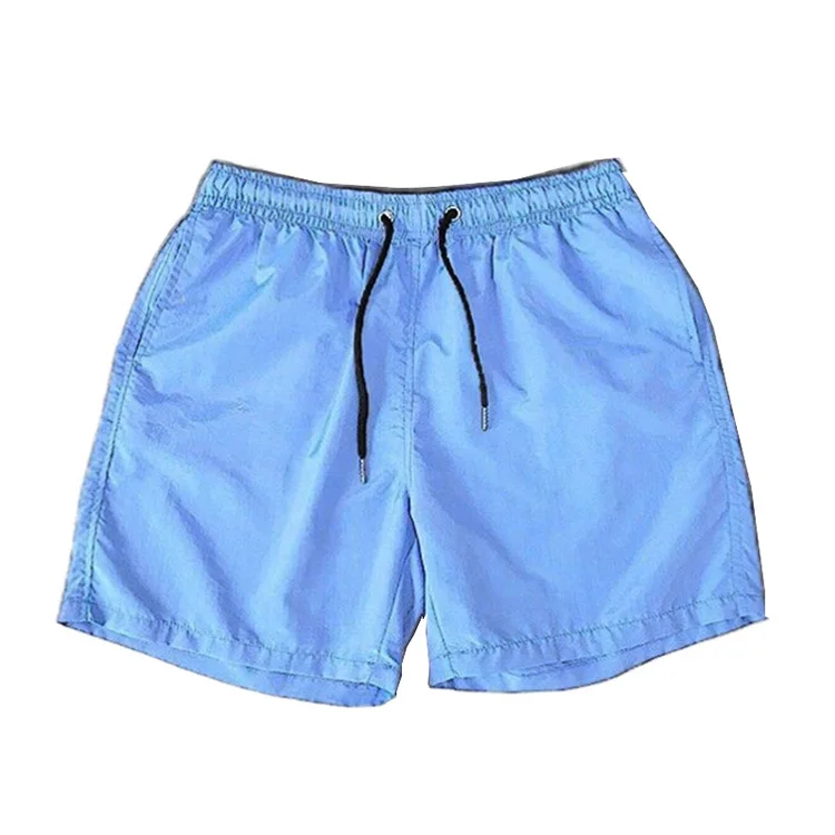 Customized  Men Summer Solid Color Beachwear Wholesale Trunk Men's Swim Shorts901_voghion.com