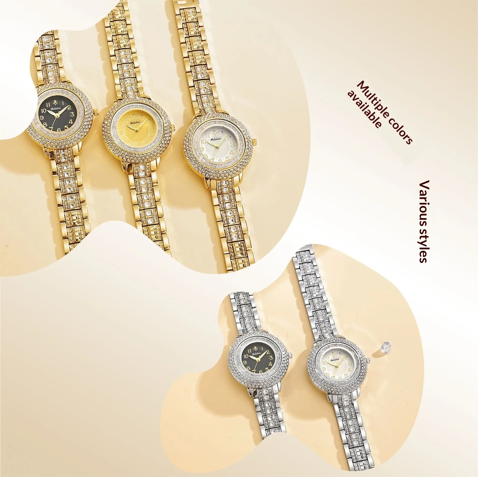 Diamond Quartz Women's Watch OM-651036
